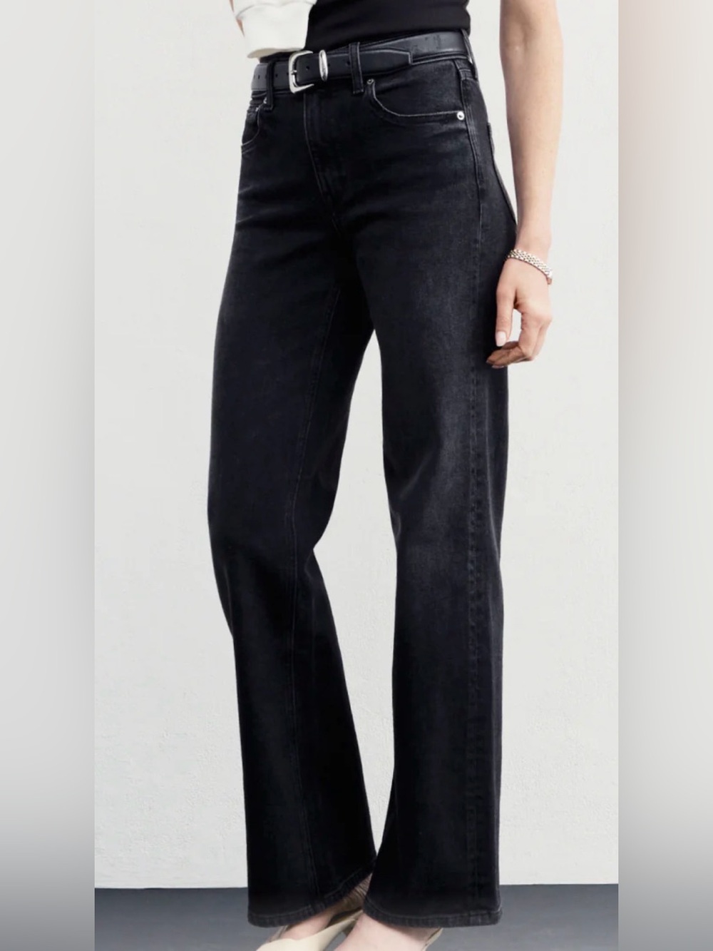 AYR High-Rise Secret Sauce Wide Leg Jeans in Date Night